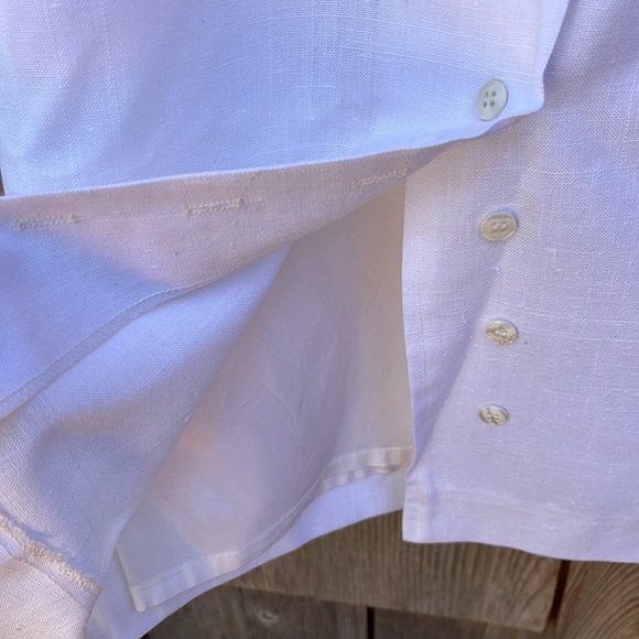 Vintage White Cotton Skirt Size 30 - Picture 7 of 10